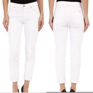 Joe's Jeans White Skinny Crop Denim Jeans Size 26